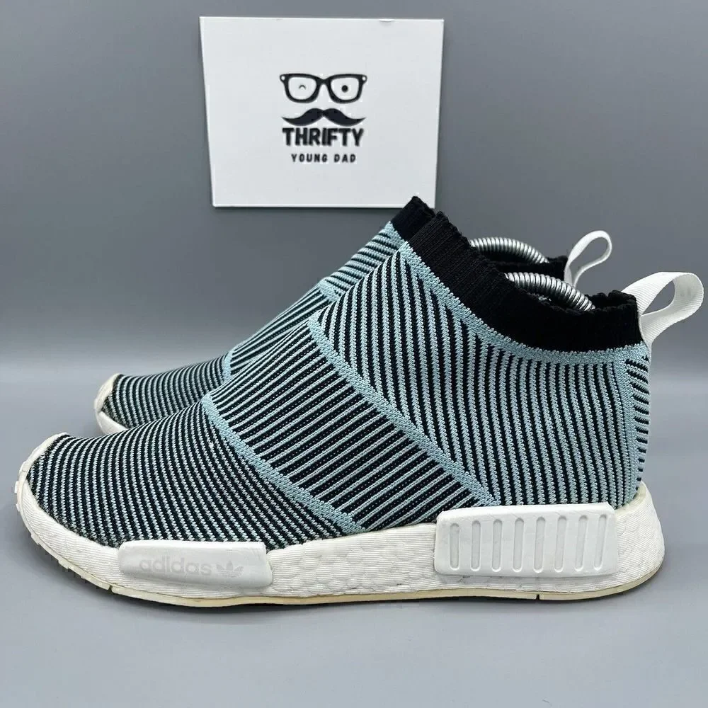 adidas NMD CS1 Primeknit x Parley Mens Size 8 Shoes Athletic Blue Spirit 2018